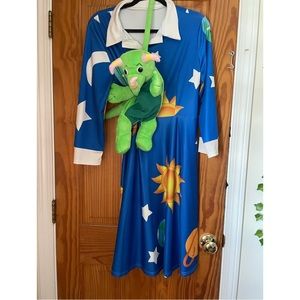 Halloween Costume- Miss Frizzle Magic School Bud Set- Size XL